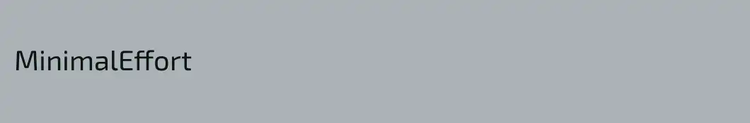 MinimalEffort