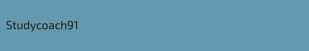 Studycoach91