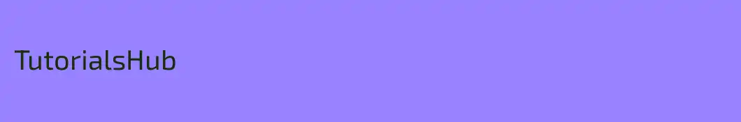 TutorialsHub