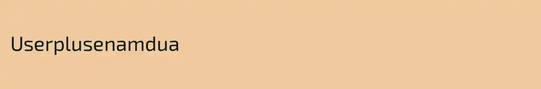 Userplusenamdua