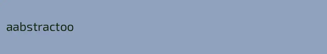 aabstractoo