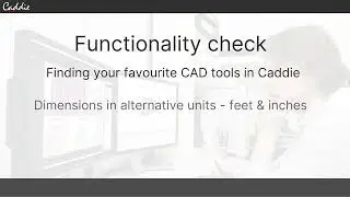 CAD Functionality check: How to add and configure alternate dimensions in Caddie .dwg