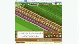 Farmtown Links Script Helper - Auto Harvest Flowers Demo - www.Farmtown-Links.com