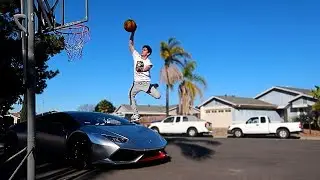 I ACTUALLY DUNKED OVER MY LAMBORGHINI!! **NOT CLICKBAIT** | FaZe Rug
