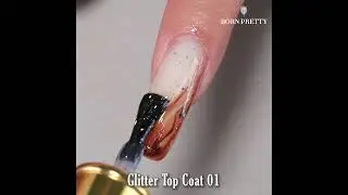 Glitter Marble Nail Art BORN PRETTY