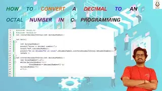 How to convert a Decimal to an Octal number in C programming