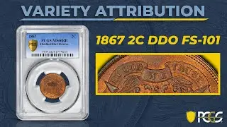 1867 Two Cent Doubled Die Obverse | PCGS Variety Attribution