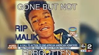 A call to action to end violence in Baltimore