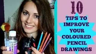 10 Tips To Improve Your Coloured Pencil Drawings/ Make Them More Realistic
