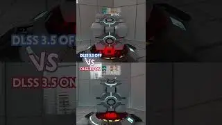 Portal with RTX DLSS 3.5 On vs Off Comparison 