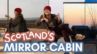 Staying at the Arbikie Distillery ÖÖD mirror cabins | tiny house in Angus, Scotland