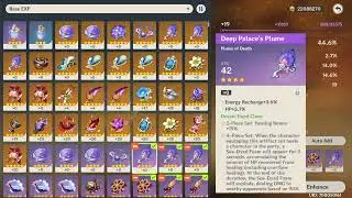 Genshin Impact: Upgrading an artifact (Part 31)