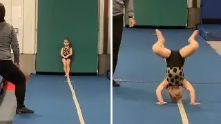 Extremely Talented Girl Shows Incredible Gymnastic Skills 