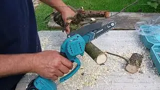 Аккумуляторная цепная мини пила