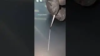 Как удалить глубокую царапину на авто с помощью краски и лака.👌