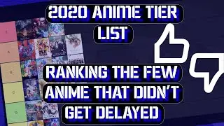Ranking 2020 Anime (Tier List)