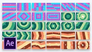 Flat Transition Animation - After Effects Template