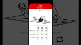 ABS Exercise cards - id 7 