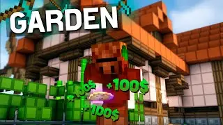 Начало пути в SkyBlock: Открытие Garden и заработок на картошке!