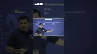 Ionisation Energy and Electron Affinity | Chemistry Short Tricks | ALLEN Online Programs #Shorts