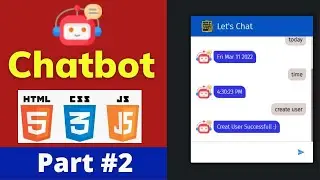 How to create a Messenger Style ChatBot with JavaScript Tutorial (Part 2) | Best JavaScript Project