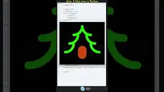 Draw X-mas tree in python [Christmas tree in python] 