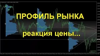 ФОРЕКС. Профиль рынка. Цена не всегда реагирует на РОС.