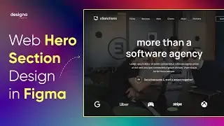 Classic Web Header Design in Figma - Web Design For Beginners