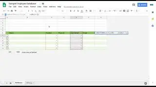 Employee Database - Pt1 (Formatting)