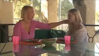 Old VS Young Lesbian Kissing #000