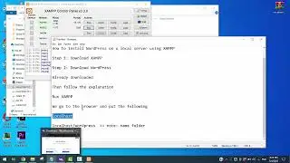 How to install WordPress on a local server using XAMPP