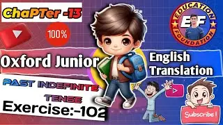 exercise 102 junior english translation | Exercise 102 how to translate hindi to english\ Aatish Sir