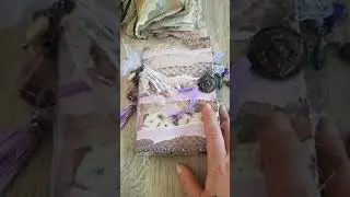 JUNK JOURNAL -PURPLE DREAM BOOK AND HANDCRAFTED EMBELLISHMENTS 😍💐🦄