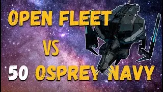 Полный бой опен флот 23 пилота (7 БК) против 50 Osprey Navy Pandemic Horde