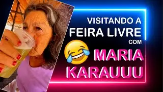 Visitando a feira livre com Maria