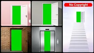 Door Green Screen | door opening green screen | no copyright #greenscreen