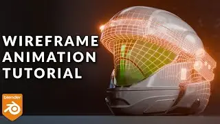 Blender Wireframe Shader Animation Tutorial with Drivers
