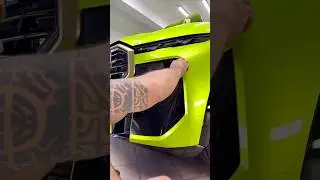 How to wrap a bumper in forged carbon