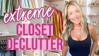 2024 EXTREME CLOSET DECLUTTER WITH ME! ENTIRE HOME KONMARI DECLUTTERING SERIES 