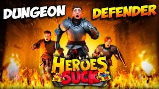 Defend Your Dungeon From Adventurers in Trap Builder Roguelite! | Heroes Suck