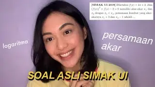 BAHAS SOAL MATEMATIKA DASAR SIMAK UI