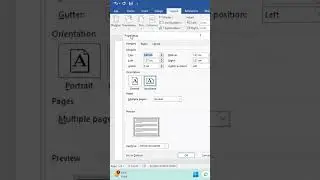How to set margin of a page in MS-WORD? #msword #mswordinhindi #mswordforbeginners #mswordtutorial