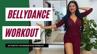 Bellydance Tutorial  with Carmen | 35 MIN | Technique plus workout !!!🔥