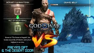 God of War Ragnarök - Gravel Belly & the Hilt of Angrvaðall