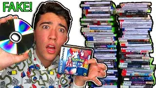 Selling 100 FAKE Games to GameStop!