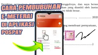 Cara Pembubuhan E Meterai Di Aplikasi Pospay - Tutorial Pembubuhan Meterai Elektronik