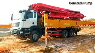 Concrete Pump Full Opening Video || #civilengineering || Concrete Pump ||