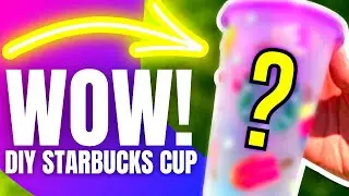 ✨ *EASY* DIY CUSTOMIZED STARBUCKS CUP WITH CRICUT!