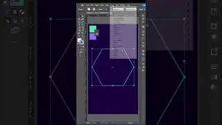 Abstract Hexagon Pattern in Illustrator 
