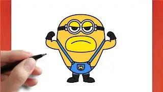 How to draw MEGA MINION DAVE